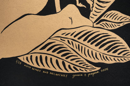Moth Wings and Melancholy | Gold & Black Edition