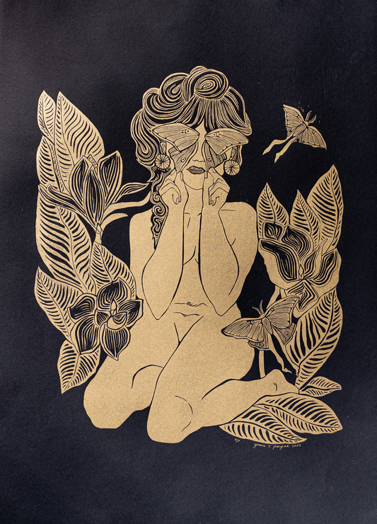 Moth Wings and Melancholy | Gold & Black Edition